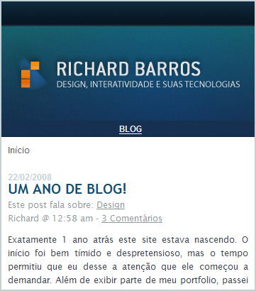 Screen Mobile Richard Barros